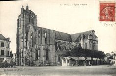 VINTAGE POSTCARD Dreux Church St Pierre