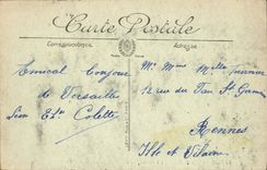 CPA Versailles Le Palais Vol D'oiseau