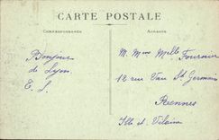 VINTAGE POSTCARD Lyon Cathedral St Jean Fourviere And the Tower