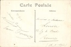 VINTAGE POSTCARD Tregastel Primel Rochers By Heavy weather Burdens With Diben