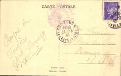 CPA Fougeres Tours Du Chateau