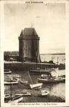 VINTAGE POSTCARD Holy Servan On Sea the Tower Solidor Boats