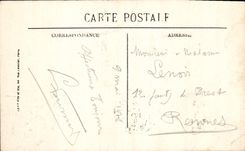 VINTAGE POSTCARD Holy Malo Main beach And the Castle