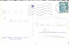 MODERN CARD Dinard Walk Of the Moon Claire With Far St Malo