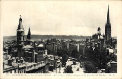 VINTAGE POSTCARD Bordeaux the Large Bell the Course Victor Hugo and the arrow St Michel