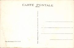 Burdeos de la POSTAL de la VENDIMIA la Bell grande el curso Victor Hugo y el St Miguel de la flecha