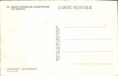 VINTAGE POSTCARD Saint Pierre De Chartreuse View
