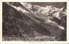 VINTAGE POSTCARD Chamonix Mont Blanc