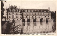 POSTAL Castle De Chemonceaux de la VENDIMIA