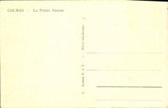 CPA Colmar La Petite Venise