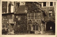 VINTAGE POSTCARD Rouen Cathedral Court D' Albane