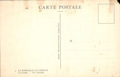 VINTAGE POSTCARD the Basilica De Lisieux the crypt View