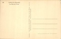 CPA Lisieux La Rue Aux Feves