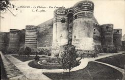 CPA Angers Le Chateau Vue D'ensemble
