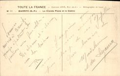 CPA Biarritz La Grande Place Et Le Casino