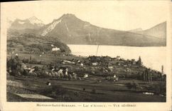 CPA Menthon Saint Bernard Lac D'Annecy Vue Generale