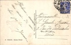 VINTAGE POSTCARD Colmar Pfister House