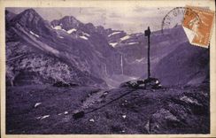 VINTAGE POSTCARD Beautiful Landscapes Of Gavarnie France the circus Seen from of the Bellevue terrace