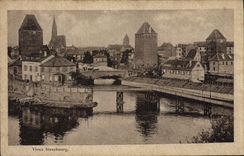 VINTAGE POSTCARD Old Strasbourg