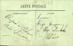 CPA Orleans Le Lycee La Rue Jeanne D'Arc Et La Cathedrale