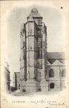 VINTAGE POSTCARD Treport Bell-tower De I' Eglise