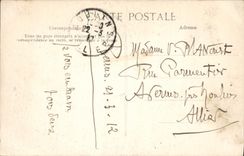 VINTAGE POSTCARD Rennes In Thabor the Large Cascade