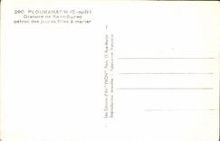 POSTAL Ploumanach oratorio de la VENDIMIA de Guirec Saint