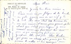 CPM Paris et ses Merveilles Palais de Justice et la Conciergerie 