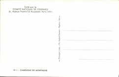 POSTAL MODERNA cardos de la montaña