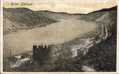 VINTAGE POSTCARD Stahleck Ruin