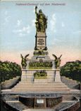 VINTAGE POSTCARD National Denkmal auf dem Niederwald