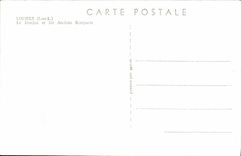 VINTAGE POSTCARD Loaches the keep and old walls