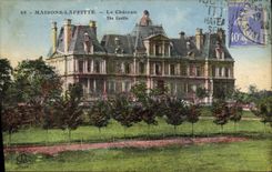 VINTAGE POSTCARD Laffitte Houses the Castle