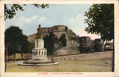 VINTAGE POSTCARD Angers Rules of King Rene and the Castle