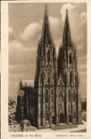 VINTAGE POSTCARD Cologne one the Rhine Cathedral West Side