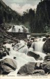 VINTAGE POSTCARD Cauterets Cascades of Lutour