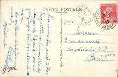 VINTAGE POSTCARD Strasbourg Bridge of the Vosges Saint Paul Church and Cathedrale Tram