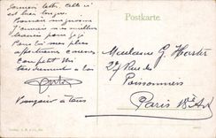 VINTAGE POSTCARD Strasburg Klein Frankreich