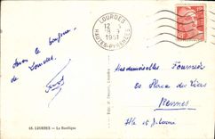 POSTAL de la VENDIMIA pesada la basílica