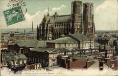 CPA Reims Panorama pris de Saint Jacques