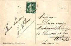 VINTAGE POSTCARD Praz and Aiguille Thickly