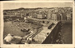VINTAGE POSTCARD Algiers View taken of Admiralty