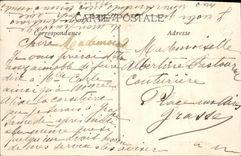 POSTAL Marsella de la VENDIMIA el puente de la cornisa del dinero falsificado