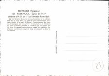 MODERN CARD Rumengol Church of ND of Any Remedoll Remedy