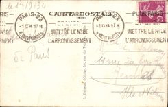 VINTAGE POSTCARD Paris Arc de Triomphe Of Etoile