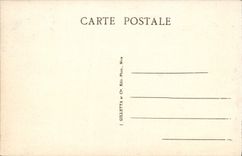 VINTAGE POSTCARD Cannes Merimee Public garden and Casino Mérimée