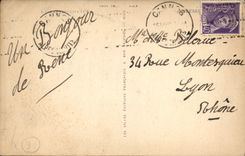 VINTAGE POSTCARD Cannes New Gardens