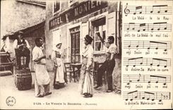 CPA La Vouale la Rouzette Bourre Folklore