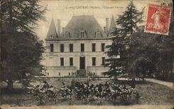 VINTAGE POSTCARD Listrac Lastrac Castle