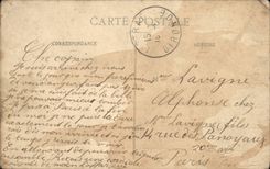 Castillo de Listrac Lastrac de la POSTAL de la VENDIMIA